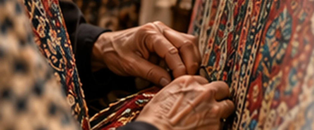 جزئیات بافت تابلو فرش